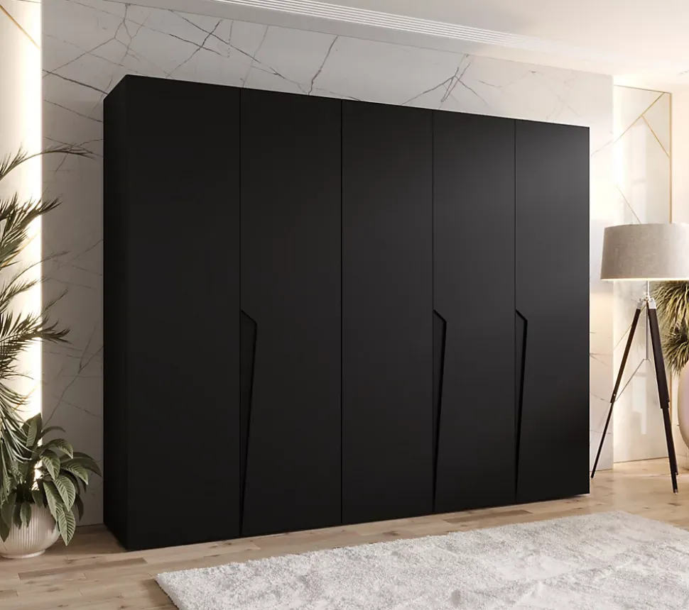 Armoire a portes battantes Piano 1 250 x H. 202 x P. 52, 5 portes