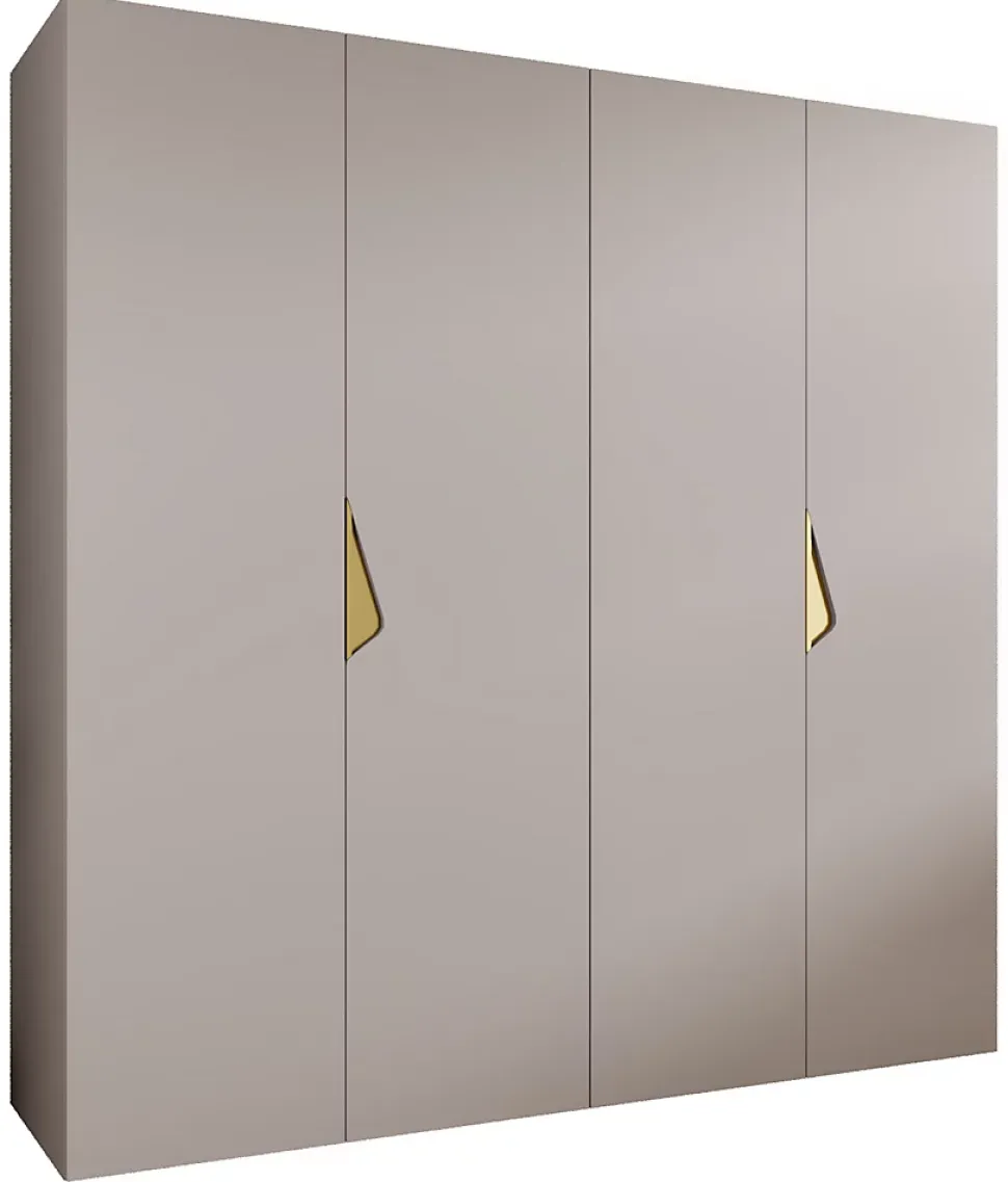 Armoire a portes battantes Sandi 1 200 x H. 202 x P. 52, 4 portes