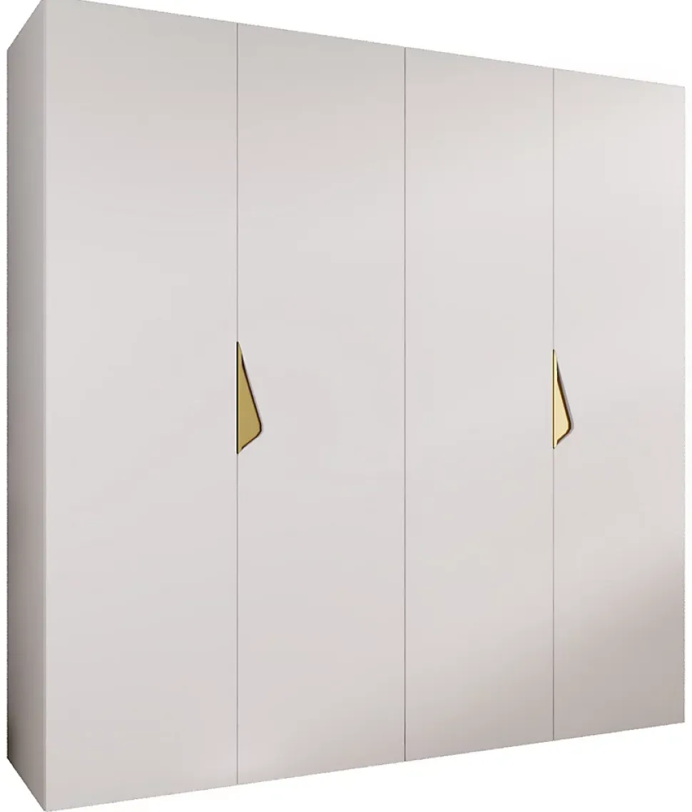 Armoire a portes battantes Sandi 1 200 x H. 202 x P. 52, 4 portes