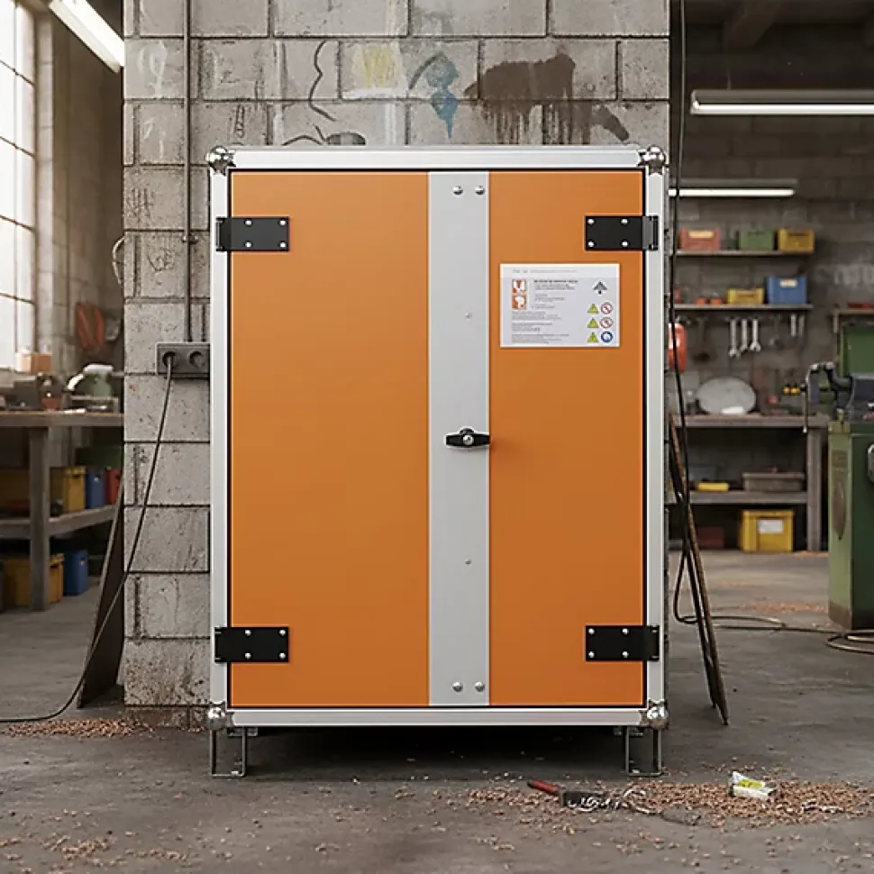 Armoire antifeu batteries - Avec pieds - 11899