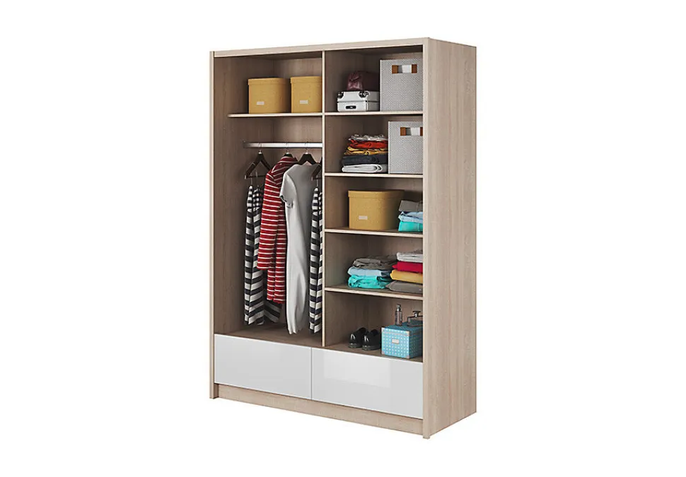 Armoire ARIA II en plusieurs couleurs 154 x 214 x 62 cm