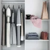 Armoire avec 2 portes coulissantes coloris blanc artic / blanc poli - Hauteur 200 x Longueur 120 x Profondeur 50 cm
