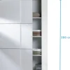 Armoire avec 2 portes coulissantes coloris blanc - Dim : L 120 x H200 x P 50 cm
