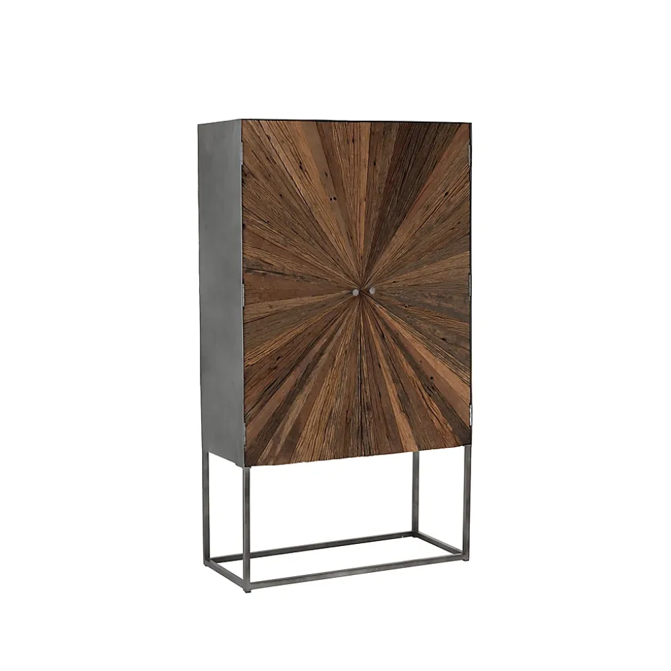 Armoire bar en bois et pieds métal - SHINE