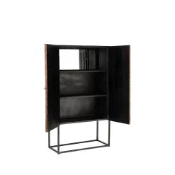 Armoire bar en bois et pieds métal - SHINE