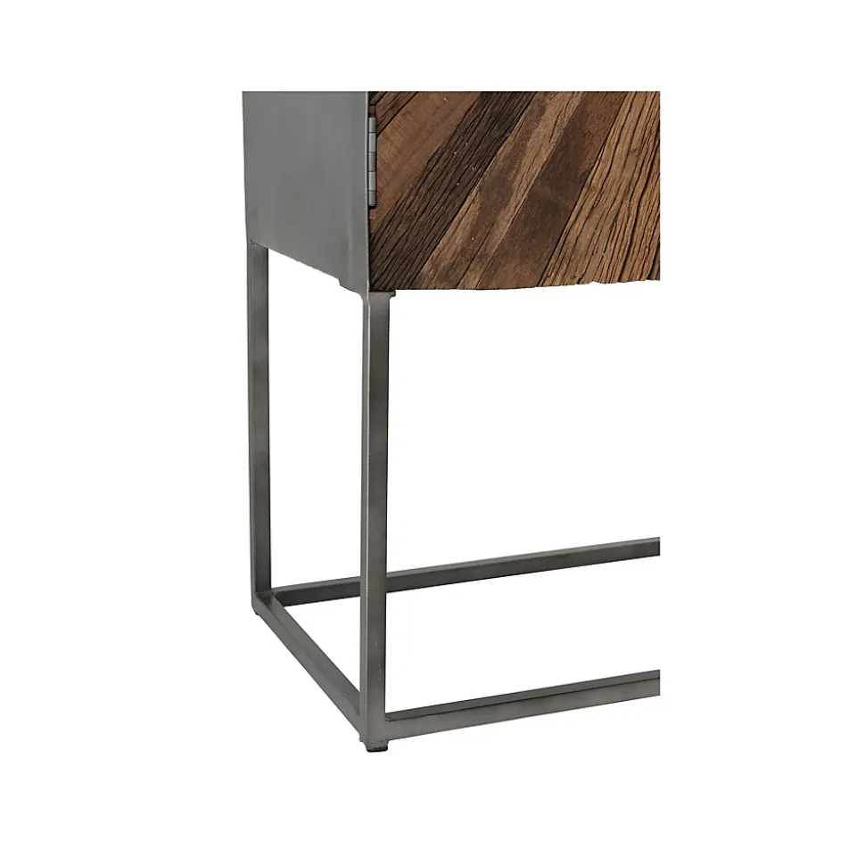 Armoire bar en bois et pieds métal - SHINE