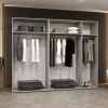 Armoire Bari 1 a portes battantes H. 202 x L.250 x P. 52, 5 portes