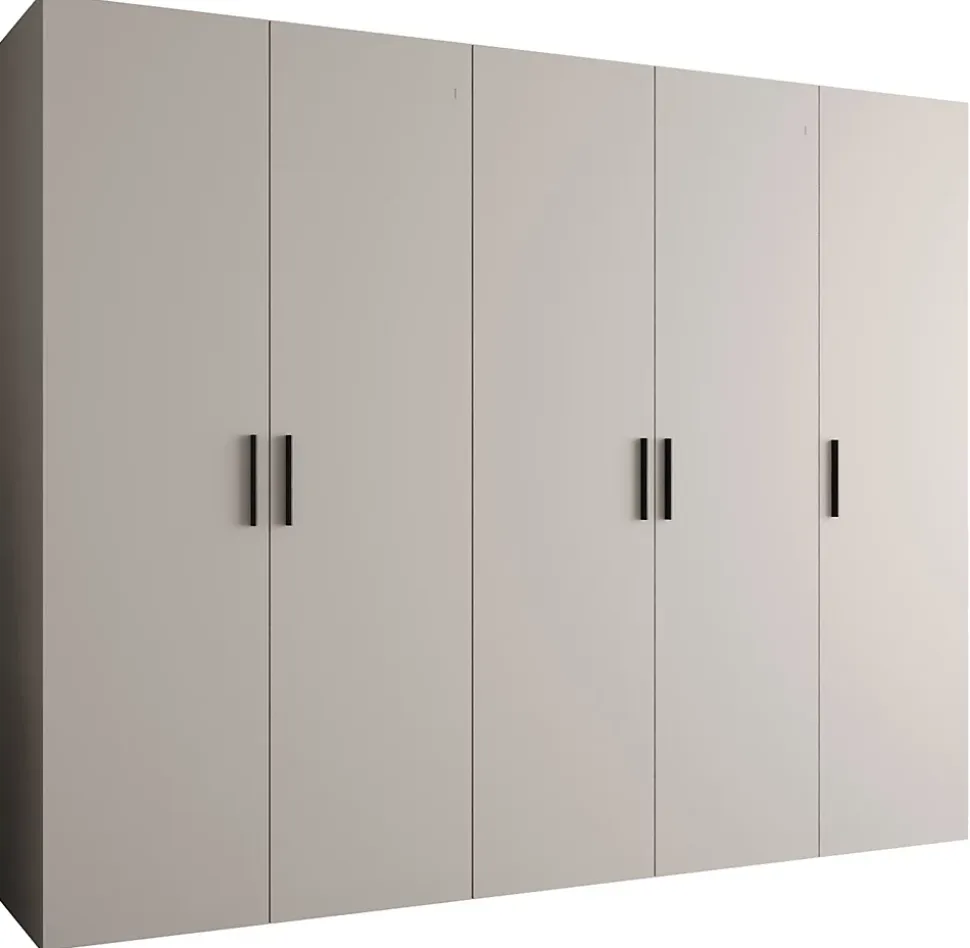 Armoire Bari 1 a portes battantes H. 202 x L.250 x P. 52, 5 portes