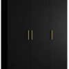 Armoire Bari 1 a portes battantes H. 202 x L.150 x P. 52, 3 portes