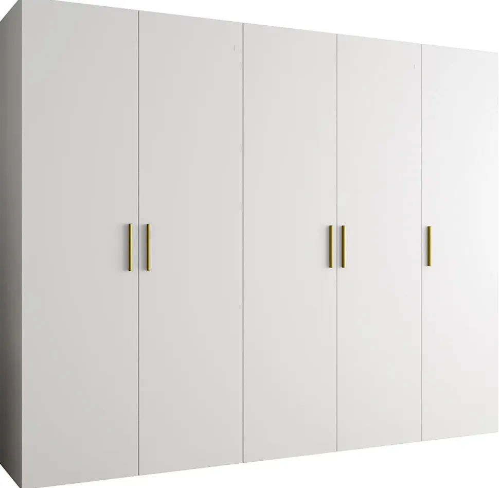 Armoire Bari 1 a portes battantes H. 202 x L.250 x P. 52, 5 portes