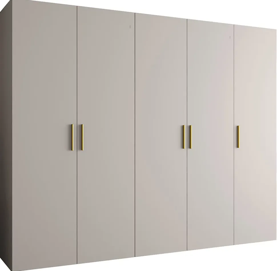 Armoire Bari 1 a portes battantes H. 202 x L.250 x P. 52, 5 portes