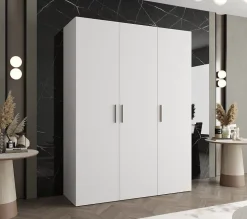 Armoire Bari 1 a portes battantes H. 202 x L.150 x P. 52, 3 portes