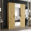 Armoire Bari 2 a portes battantes H. 202 x L.150 x P. 52, 3 portes