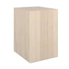 Armoire basse effet chêne 1 porte GoodHome Atomia H. 75 x L. 50 x P. 58 cm