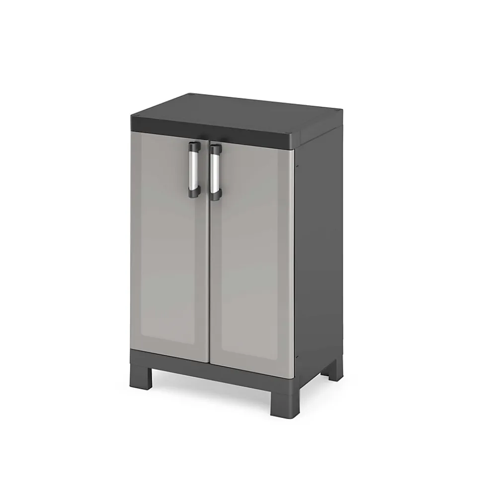 Armoire basse Links 2 tablettes L. 37 x H. 97 x P. 65 cm