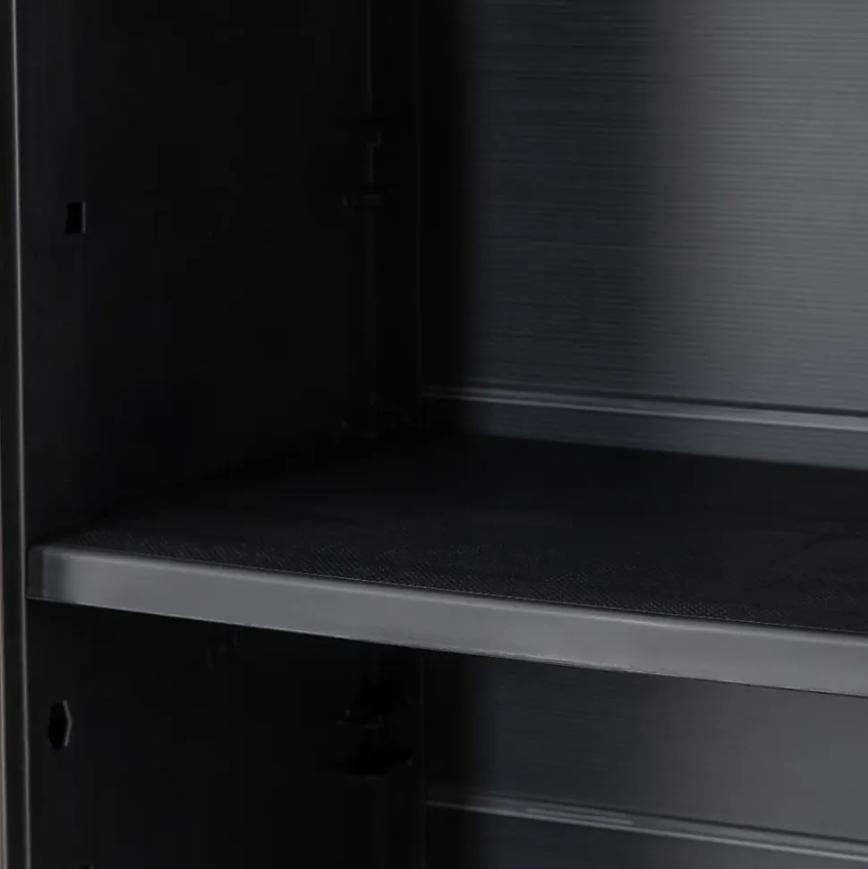 Armoire basse plastique 2 tablettes Links L.65 x H.93 x P.37 cm