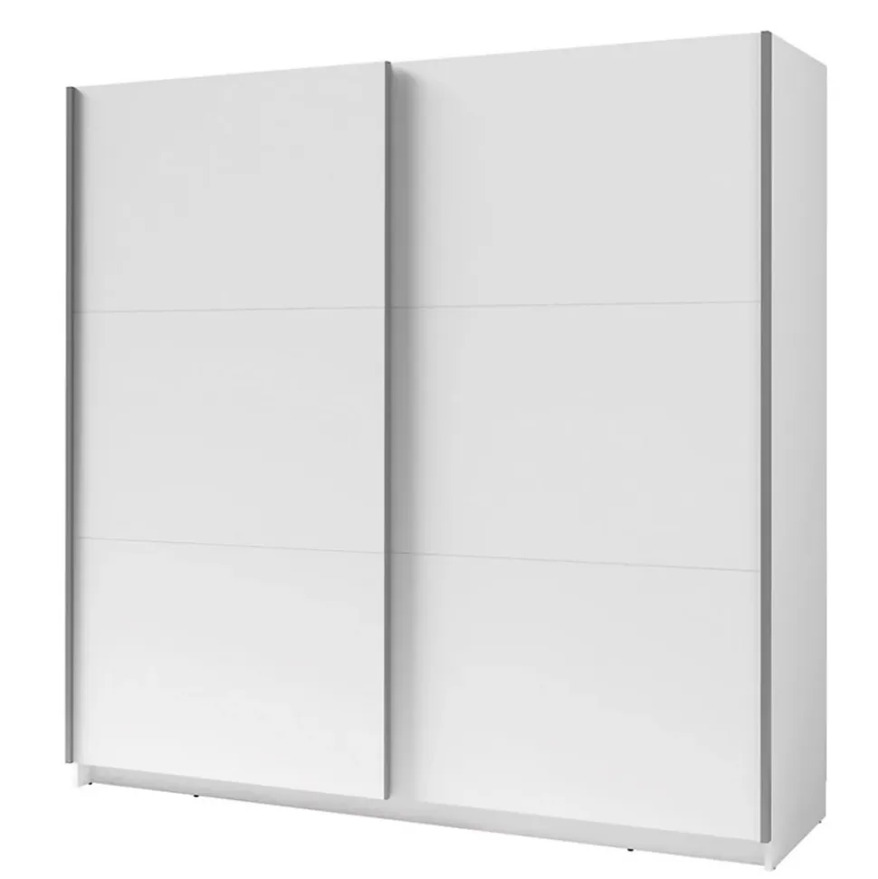 Armoire blanche 2 portes coulissantes 150 cm Collection ARSALA