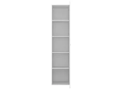 Armoire blanche avec 4 tablettes GoodHome Atomia H. 225 x L. 50 x P. 58 cm