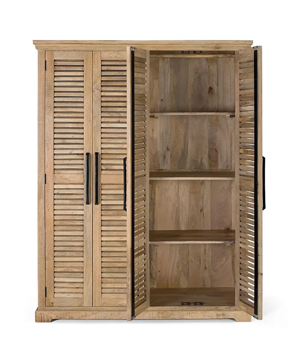 Armoire bois manguier naturelle