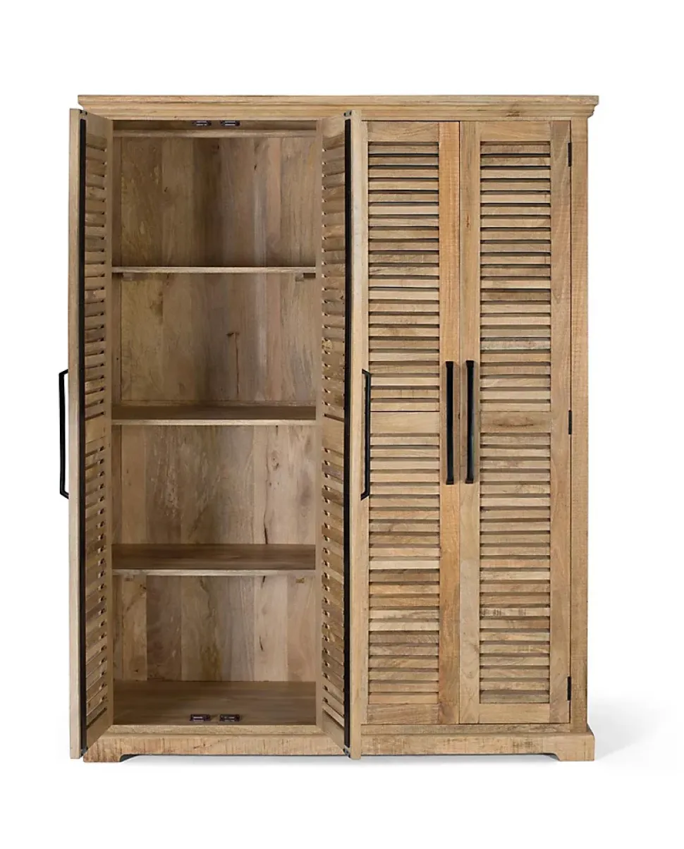 Armoire bois manguier naturelle