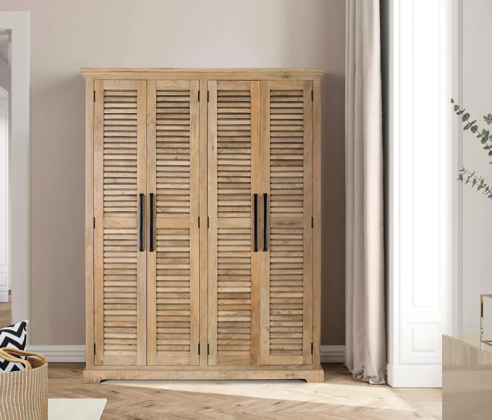 Armoire bois manguier naturelle