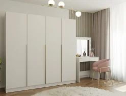 Armoire, cachemire / beige, 200 x 200 x 56,5 cm