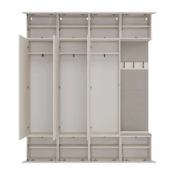Armoire, cachemire / beige, 200 x 238 x 35 cm