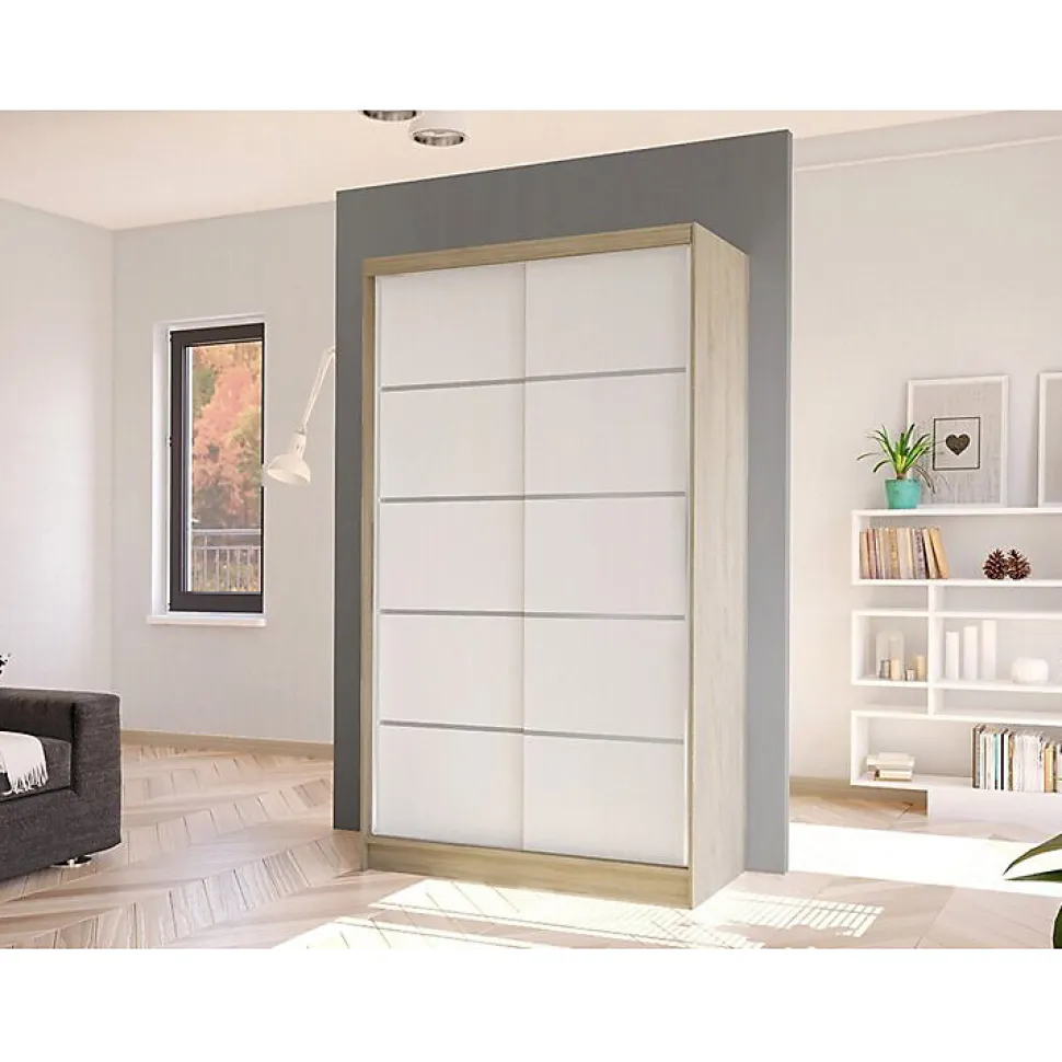 Armoire Closico Fractor IV, Nombre d'étagères: 4, 200x100x58cm
