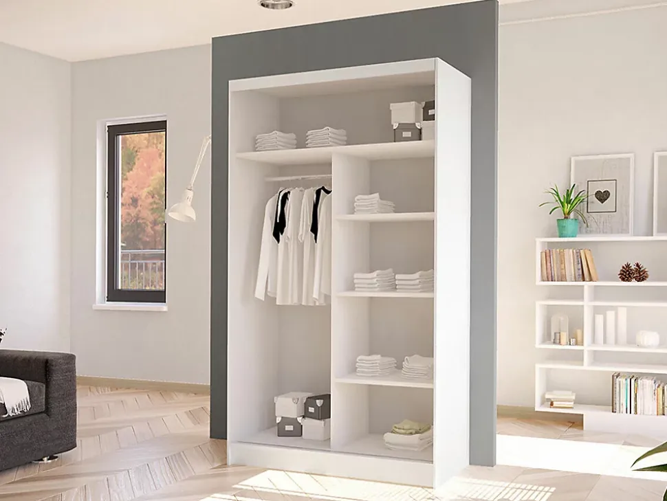 Armoire Closico Fractor IV, Nombre d'étagères: 4, 200x100x58cm