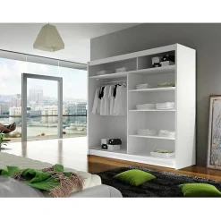 Armoire Closico Pallor I, Nombre d'étagères: 5, 215x180x58cm