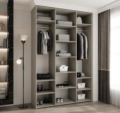 Armoire Como 2 a portes battantes H. 245 x L. 160 x P. 50, 3 portes
