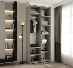 Armoire Como 1 a portes battantes H. 245 x L. 100 x P. 50, 2 portes