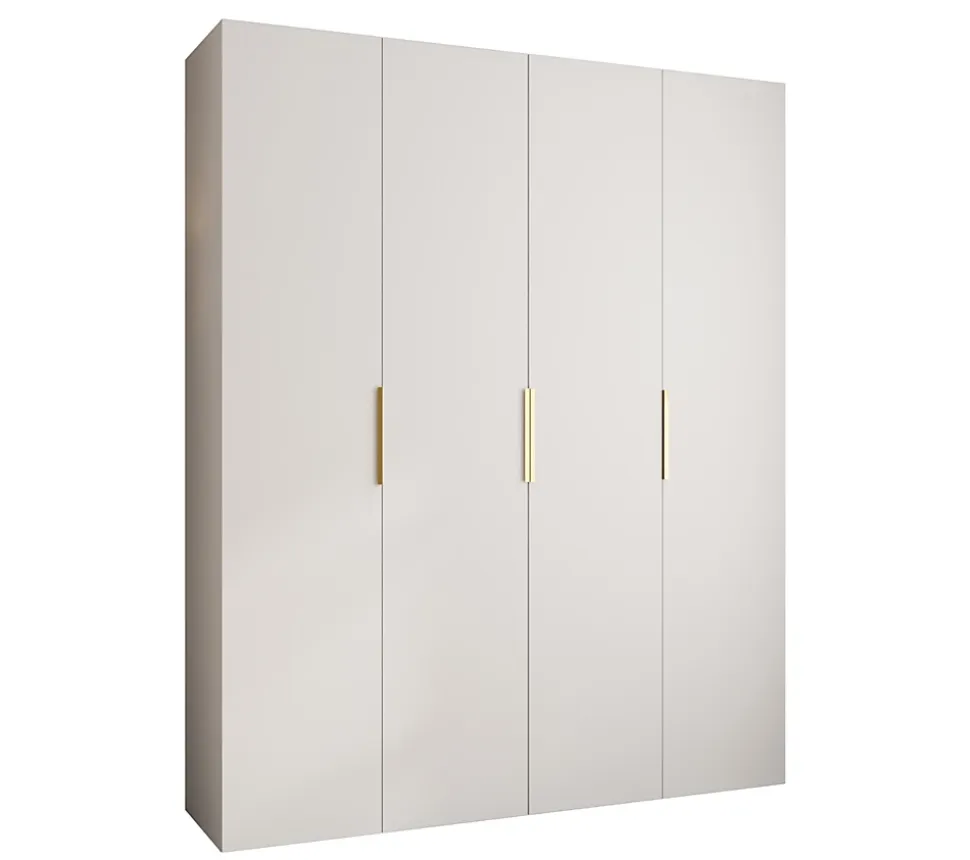 Armoire Como 4 a portes battantes H. 245 x L. 200 x P. 50, 4 portes