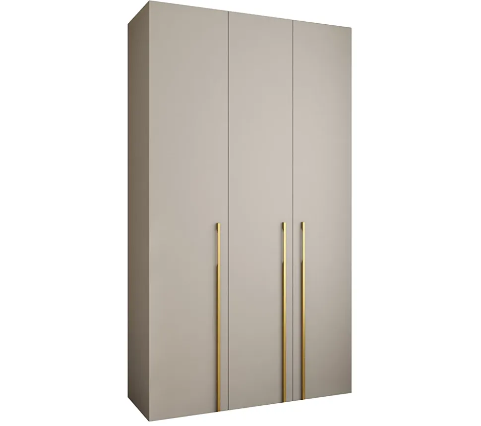 Armoire Como 3 a portes battantes H. 245 x L. 140 x P. 50, 3 portes