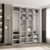 Armoire Como 1 a portes battantes H. 245 x L. 200 x P. 40, 4 portes