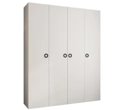 Armoire Como 1 a portes battantes H. 245 x L. 200 x P. 40, 4 portes