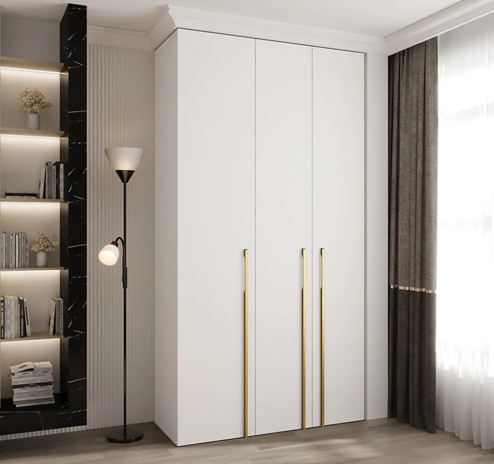Armoire Como 3 a portes battantes H. 245 x L. 130 x P. 50, 3 portes