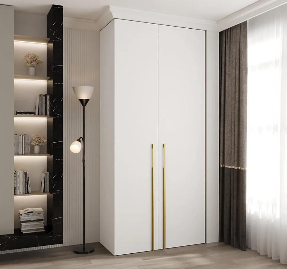 Armoire Como 3 a portes battantes H. 245 x L. 110 x P. 50, 2 portes