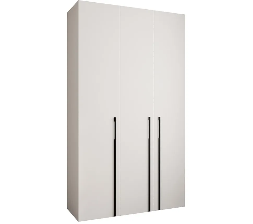 Armoire Como 3 a portes battantes H. 245 x L. 140 x P. 50, 3 portes
