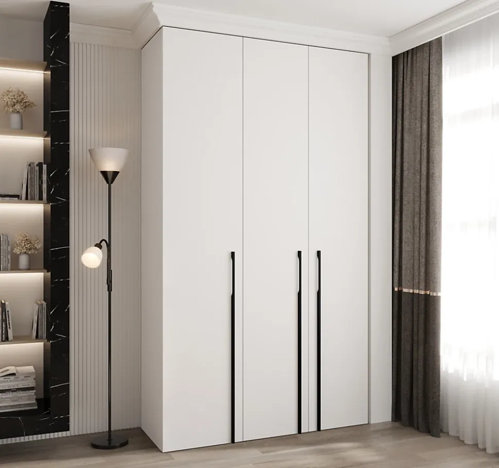 Armoire Como 3 a portes battantes H. 245 x L. 140 x P. 50, 3 portes