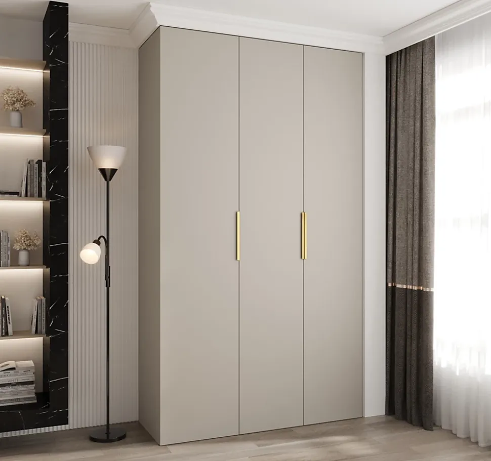 Armoire Como 4 a portes battantes H. 245 x L. 150 x P. 40, 3 portes