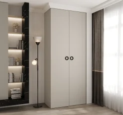 Armoire Como 1 a portes battantes H. 245 x L. 100 x P. 40, 2 portes