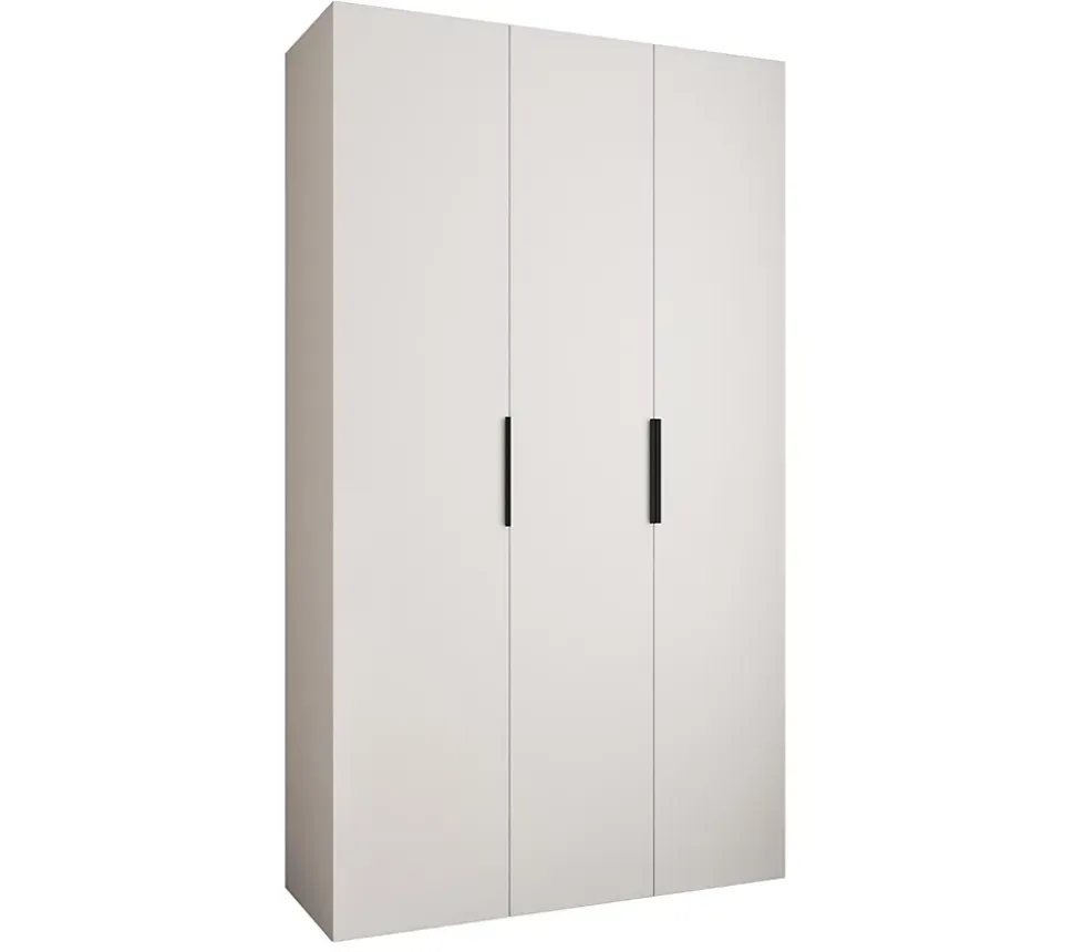 Armoire Como 4 a portes battantes H. 245 x L. 140 x P. 50, 3 portes