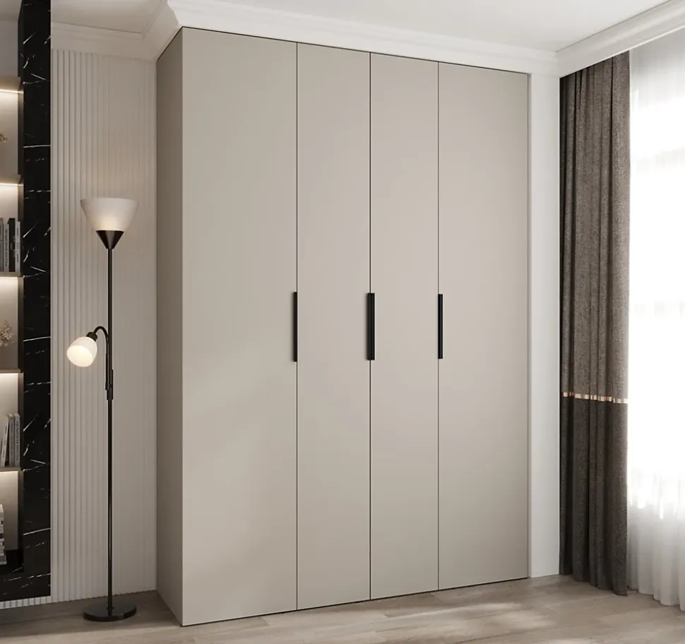 Armoire Como 4 a portes battantes H. 245 x L. 170 x P. 50, 4 portes