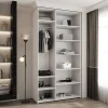 Armoire Como 3 a portes battantes H. 245 x L. 130 x P. 50, 3 portes