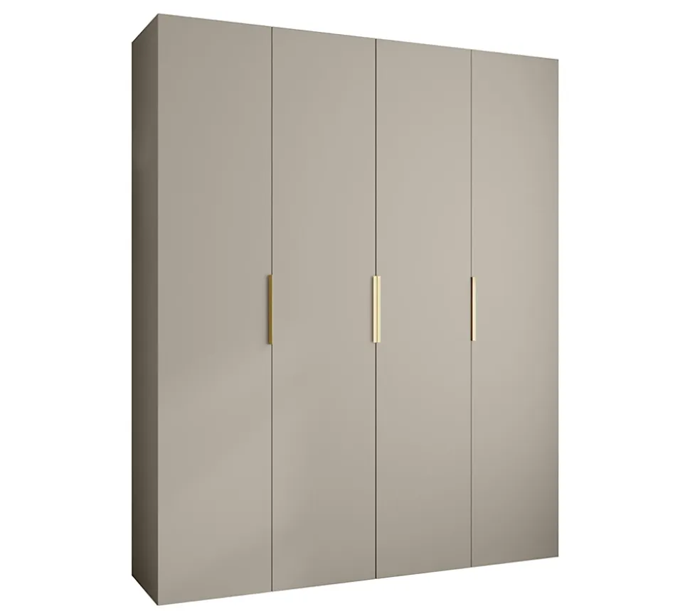 Armoire Como 4 a portes battantes H. 245 x L. 200 x P. 50, 4 portes