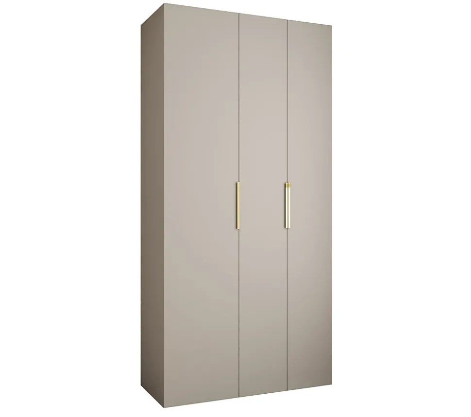 Armoire Como 4 a portes battantes H. 245 x L. 120 x P. 50, 3 portes