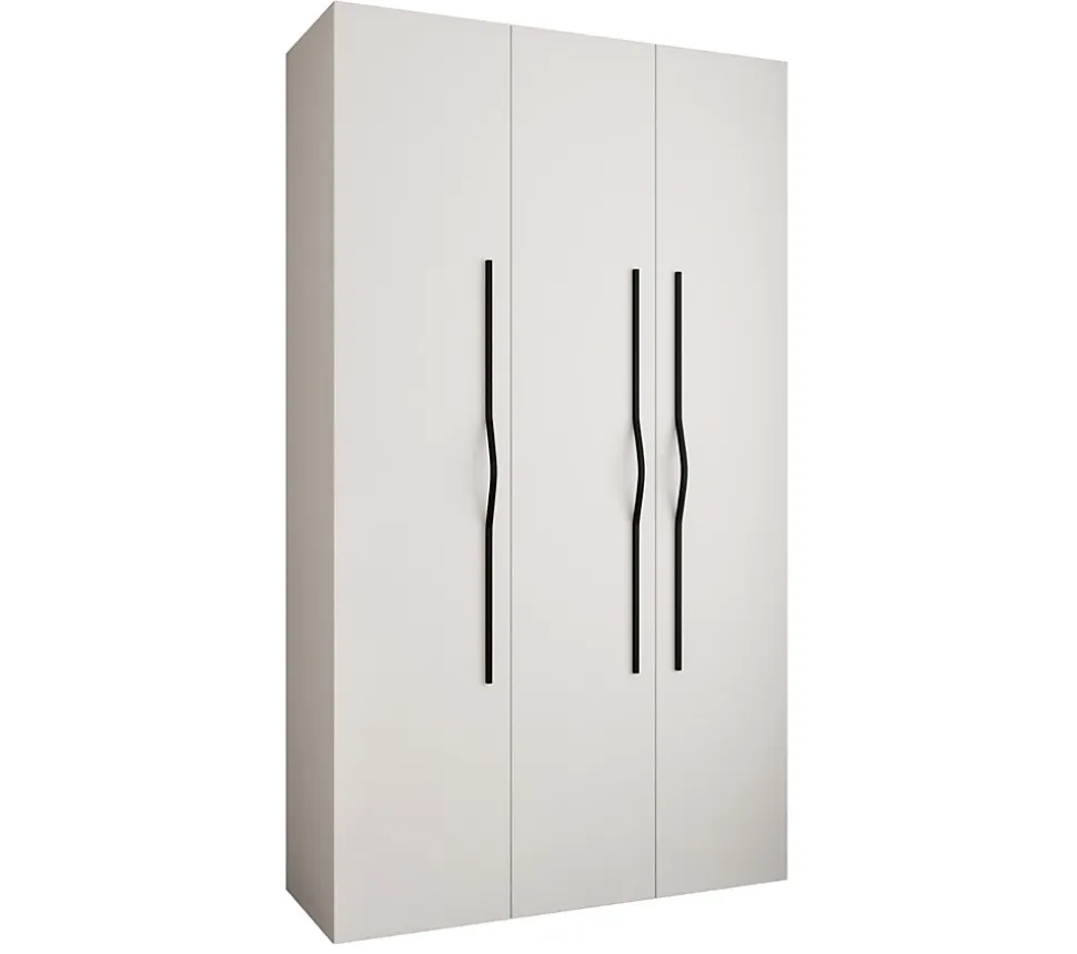Armoire Como 2 a portes battantes H. 245 x L. 140 x P. 50, 3 portes