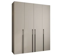 Armoire Como 3 a portes battantes H. 245 x L. 200 x P. 50, 4 portes