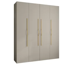 Armoire Como 2 a portes battantes H. 245 x L. 200 x P. 50, 4 portes